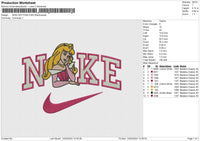 NIKE DAYTONA Embroidery File 6 size