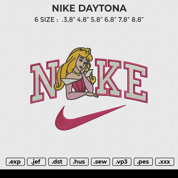 NIKE DAYTONA Embroidery File 6 size