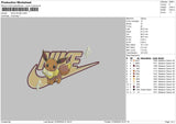 Nike Evee Embroidery File 6 sizes