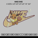 Nike Evee Embroidery File 6 sizes