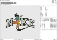 NIKE GOKU 090924 Embroidery File 6 size