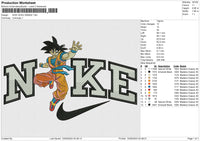 NIKE GOKU 090924 Embroidery File 6 size