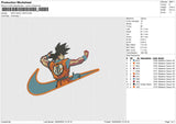 NIKE GOKU 1824 Embroidery File 6 size