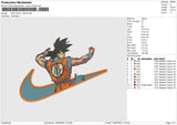 NIKE GOKU 1824 Embroidery File 6 size