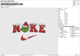 NIKE GRINCH SNOW Embroidery File 6 size