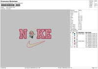 Nike Gwen2904 Embroidery File 6 sizes