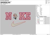 Nike Gwen2904 Embroidery File 6 sizes