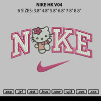 Nike Hk V04 Embroidery File 6 sizes