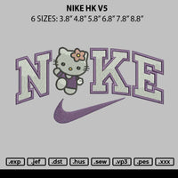 Nike Hk V5 Embroidery File 6 sizes