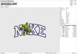 NIKE HULK Embroidery File 6 size