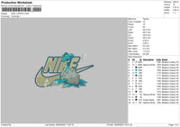 Nike Lapras Embroidery File 6 sizes