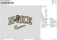 Nike Lilo V3 Embroidery File 6 sizes