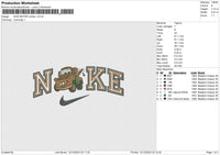 NIKE MATER Outline mbroidery File 6 size