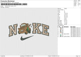 NIKE MATER Outline mbroidery File 6 size