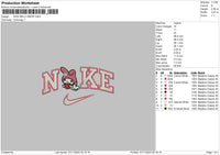 Nike Meloamor Embroidery File 6 sizes