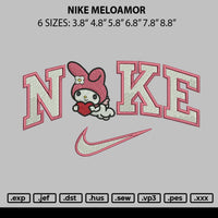 Nike Meloamor Embroidery File 6 sizes