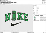 Nike Robot 01 Embroidery File 6 sizes