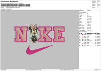 Nike Minnie2604 Embroidery File 6 sizes