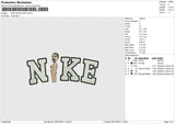 NIKE NAKED MAN Embroidery