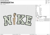 NIKE NAKED MAN Embroidery