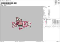 Nike Patrick V5 Embroidery File 6 sizes