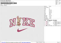 NIKE PIGLET V3 Embroidery File 6 size