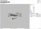 Nike Porsche Embroidery File 6 sizes