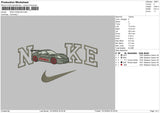 Nike Porsche Embroidery File 6 sizes