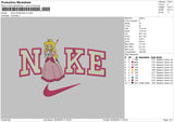 Nike Princess 3024 Embroidery File 6 sizes