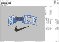 Nike Ps Embroidery File 6 sizes