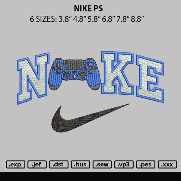 Nike Ps Embroidery File 6 sizes