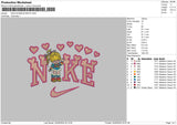 Nike Girl2405 Embroidery File 6 sizes