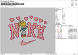 Nike Girl2405 Embroidery File 6 sizes