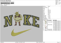 Nike Sherk v2  Embroidery