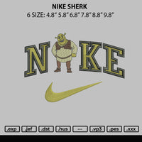 Nike Sherk v2  Embroidery