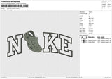 NIKE SLIPPERS Embroidery File 6 size