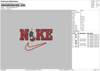 Nike Spider2904 Embroidery File 6 sizes