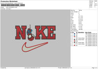 Nike Spider2904 Embroidery File 6 sizes