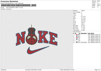 NIKE SPIDEMAN CIBBY V2 Embroidery File 6 size