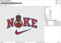 NIKE SPIDEMAN CIBBY V2 Embroidery File 6 size