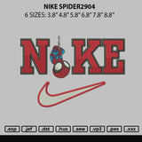 Nike Spider2904 Embroidery File 6 sizes