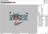 Nike Sitch Blood Embroidery File 6 sizes