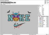Nike Sitch Blood Embroidery File 6 sizes