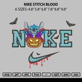 Nike Sitch Blood Embroidery File 6 sizes