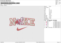 NIKE STITCH noface Embroidery File 6 size