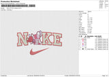 NIKE STITCH noface Embroidery File 6 size