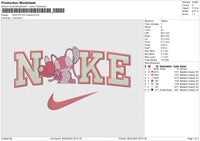 NIKE STITCH noface Embroidery File 6 size