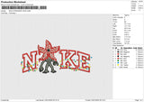 NIKE STRANGER Embroidery File 6 size