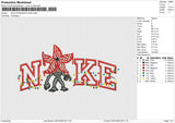 NIKE STRANGER Embroidery File 6 size