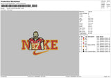 Nike Baseball 0708 Embroidery File 6 sizes